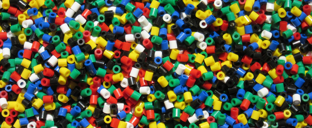 Colorful Plastic Pellets used in Extrusion
